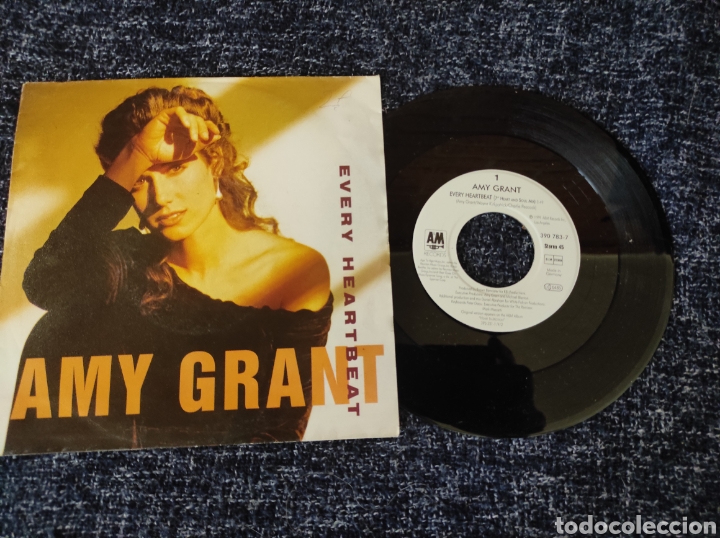 Discos de vinilo: VINILO DISCO SINGLE - Amy Grant - Every Heartbeat - Foto 1