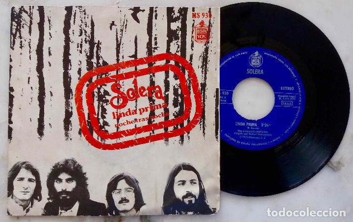 Discos de vinilo: SOLERA, LINDA PRIMA. SINGLE ORIGINAL ESPA&Ntilde;A 1973 - Foto 1