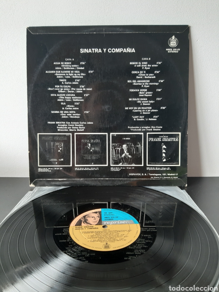 Discos de vinilo: FRAN SINATRA Y COMPA&Ntilde;IA. REPRISE. ESPA&Ntilde;A. LA.3 - Foto 2