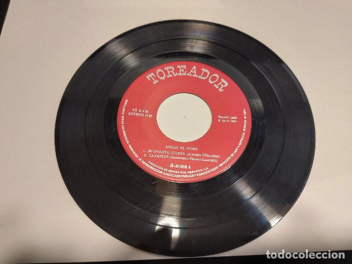 Discos de vinilo: EMILIO EL MORO / MI OVEJITA LUCERA + 3 / EP - TOREADOR-1961 / MBC. ***/*** - Foto 4 - 280394578