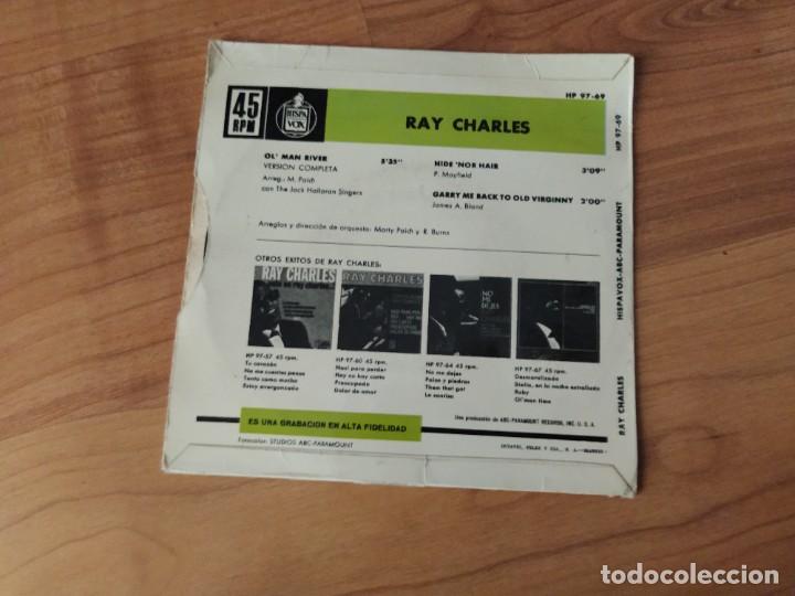 Discos de vinilo: Ray un CV Harley ep man river versi&oacute;n completa spa 1963 - Foto 2