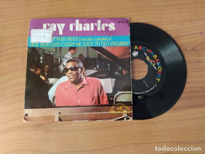 Discos de vinilo: Ray un CV Harley ep man river versi&oacute;n completa spa 1963 - Foto 1