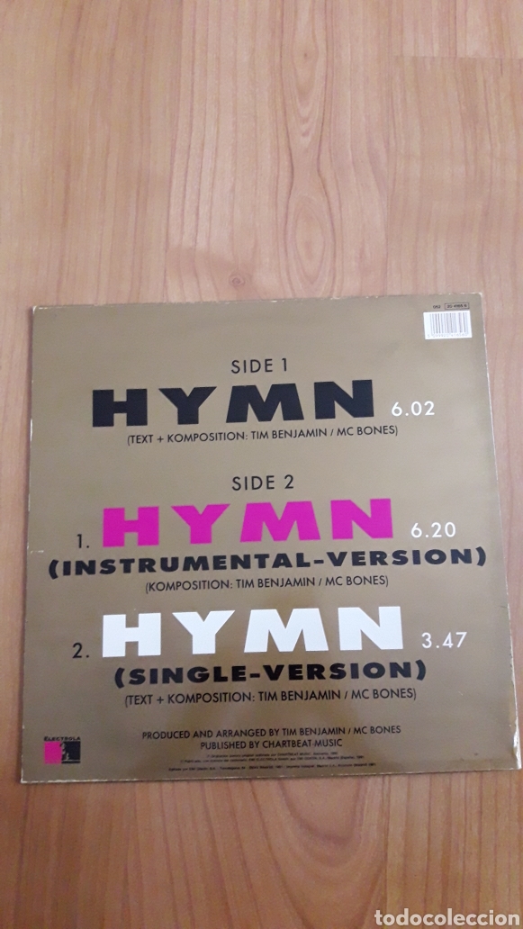 Discos de vinilo: MAGNA CHARTA. HYMN - Foto 2