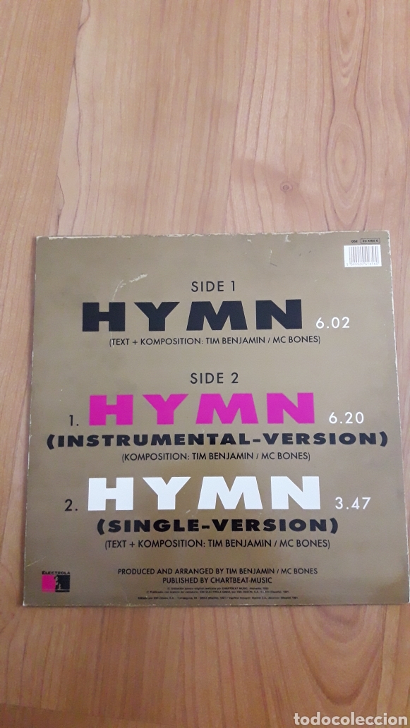 Discos de vinilo: MAGNA CHARTA. HYMN - Foto 2