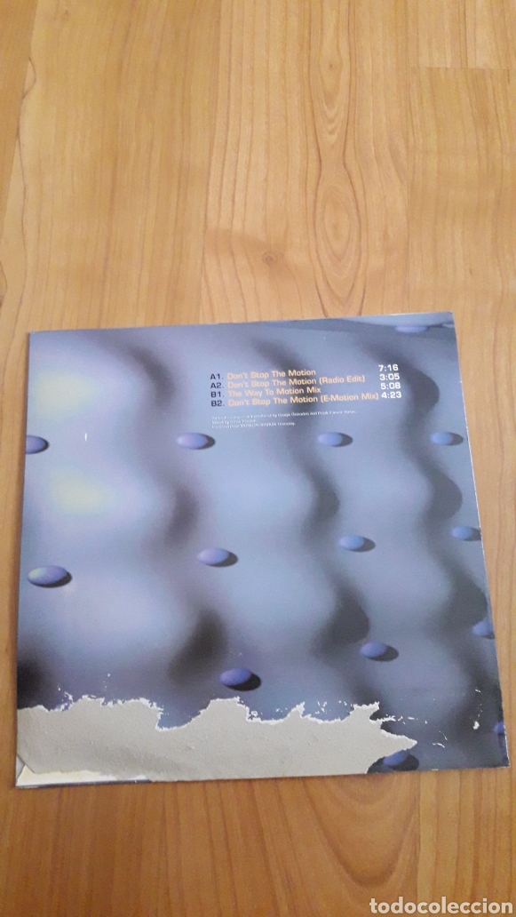 Discos de vinilo: D-LAY. DONT STOP THE MOTION - Foto 2