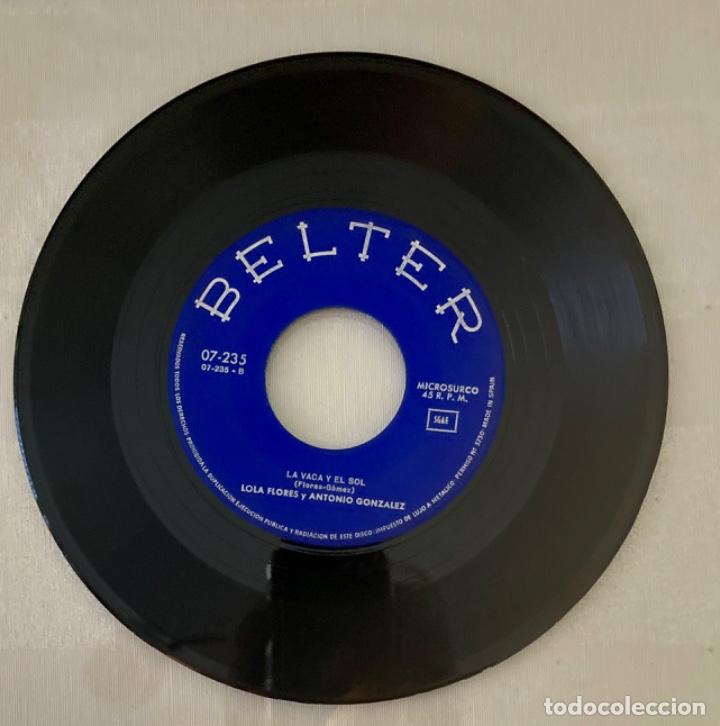 Discos de vinilo: Lola Flores (sin funda) - Foto 2