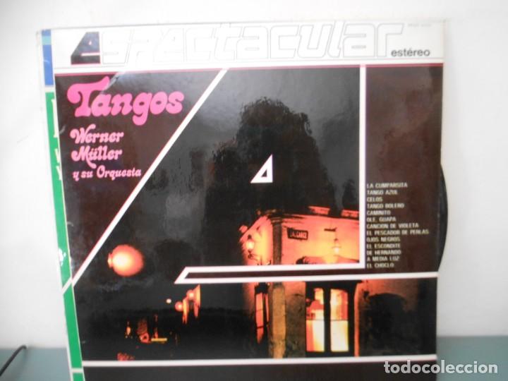 Discos de vinilo: TANGOS - WERNER MULLER Y SU ORQUESTA - Foto 1