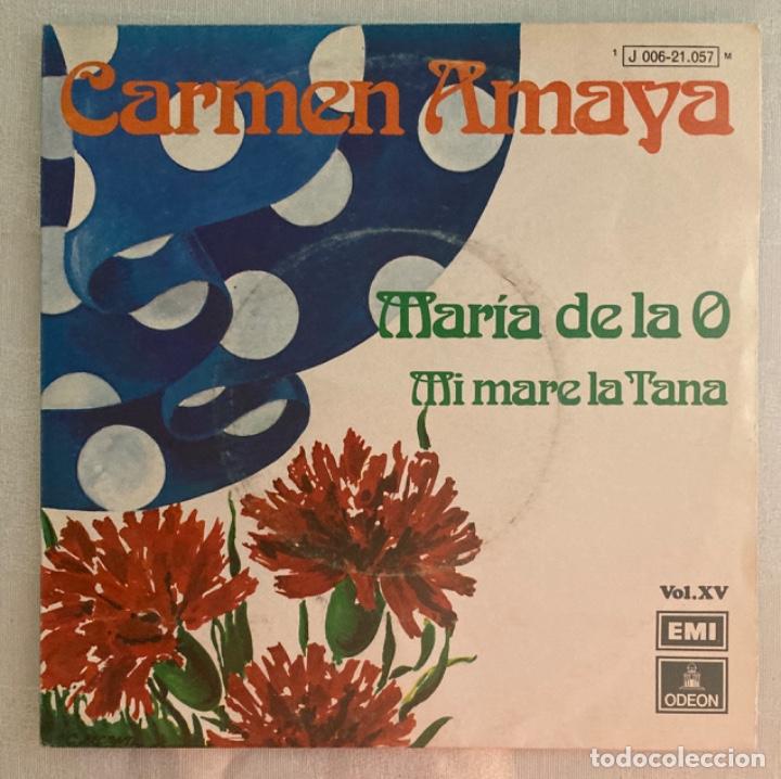 Discos de vinilo: Carmen Amaya - Maria de la O - Foto 1 - 280409298