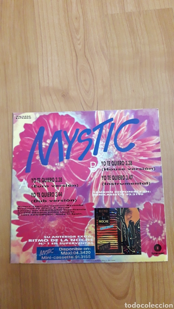 Discos de vinilo: MYSTIC. YO TE QUIERO - Foto 2