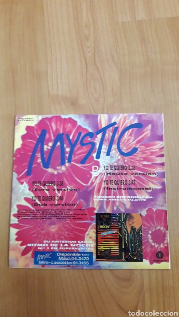 Discos de vinilo: MYSTIC. YO TE QUIERO - Foto 2