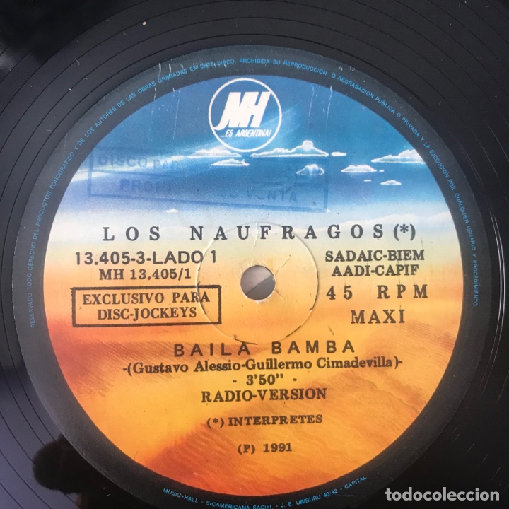 Discos de vinilo: Los n&aacute;ufragos - muy dif&iacute;cil - Foto 3