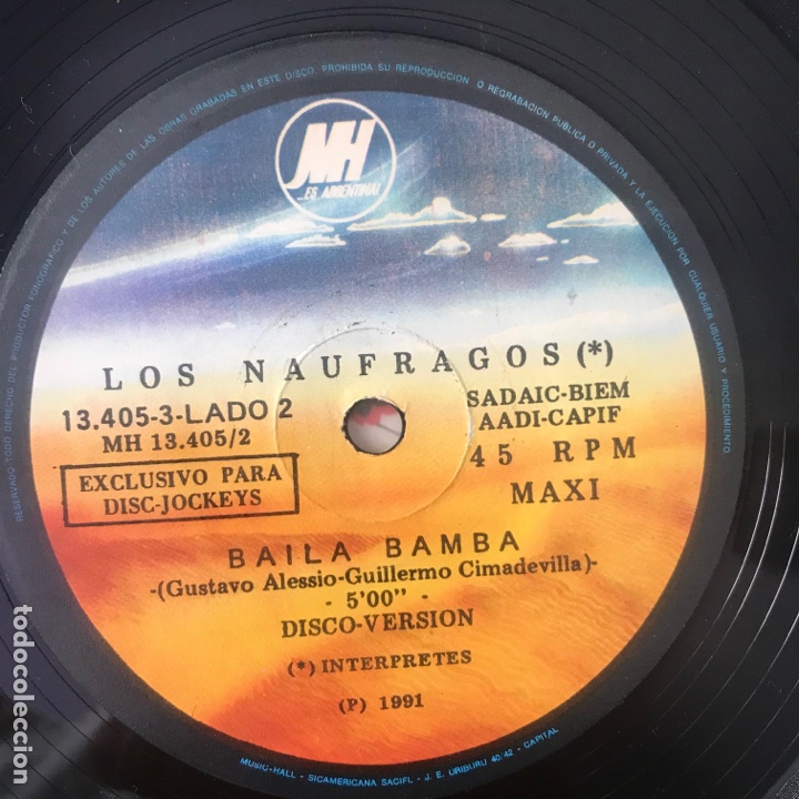 Discos de vinilo: Los n&aacute;ufragos - muy dif&iacute;cil - Foto 4