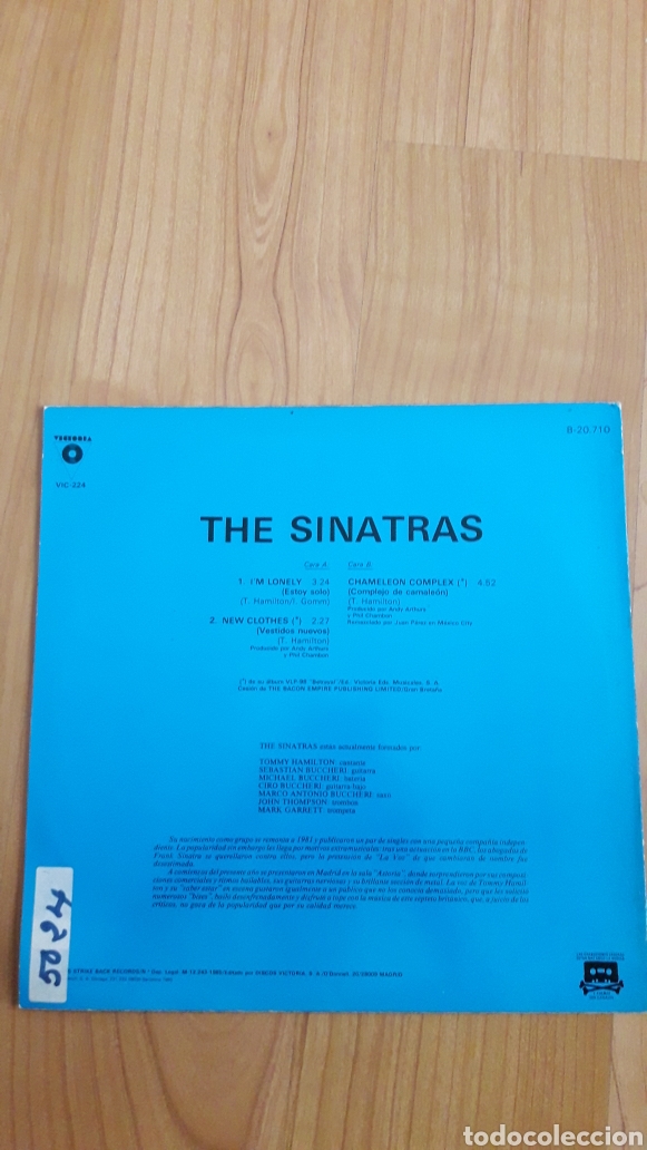 Discos de vinilo: THE SINATRAS. IM LONELY - Foto 2