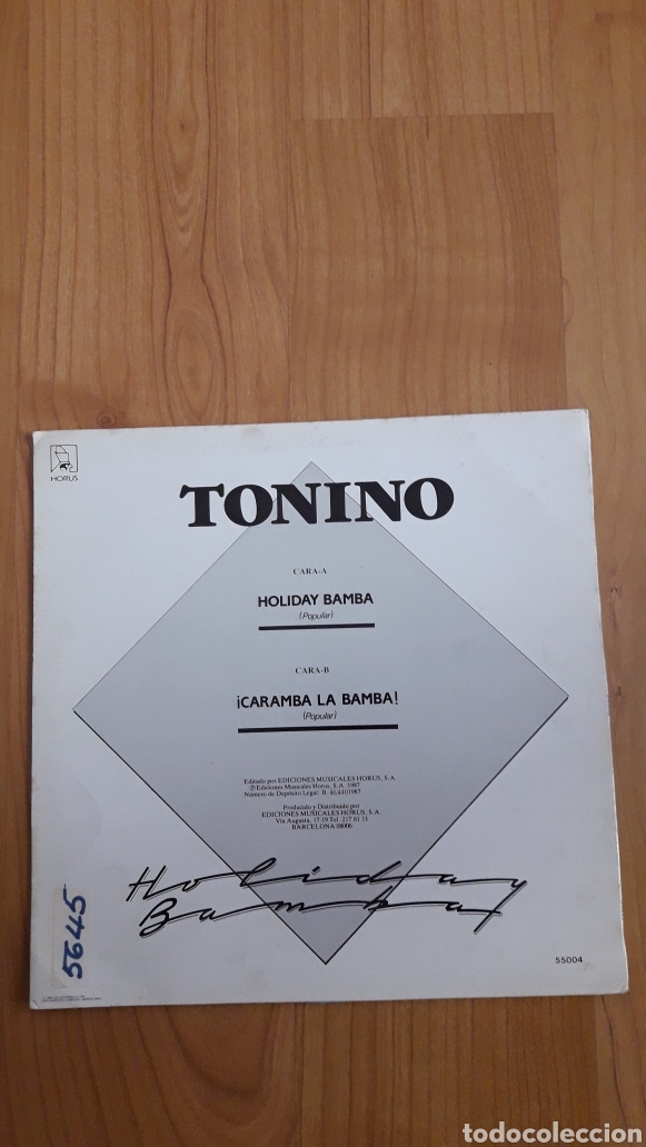 Discos de vinilo: TONINO. HOLIDAY BAMBA - Foto 2