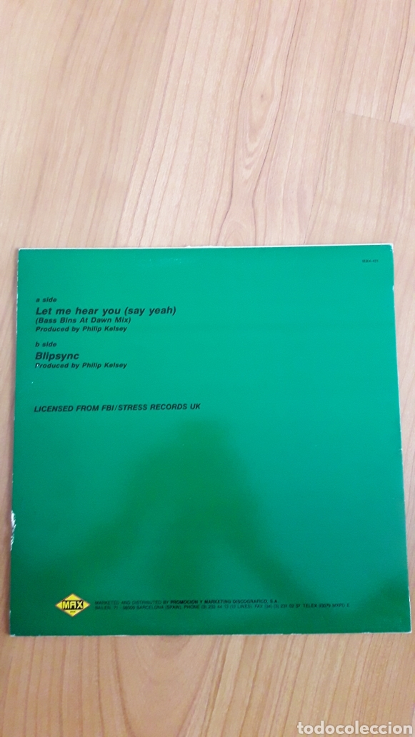 Discos de vinilo: STRESS. PKA. LET ME HEAR YOU - Foto 2