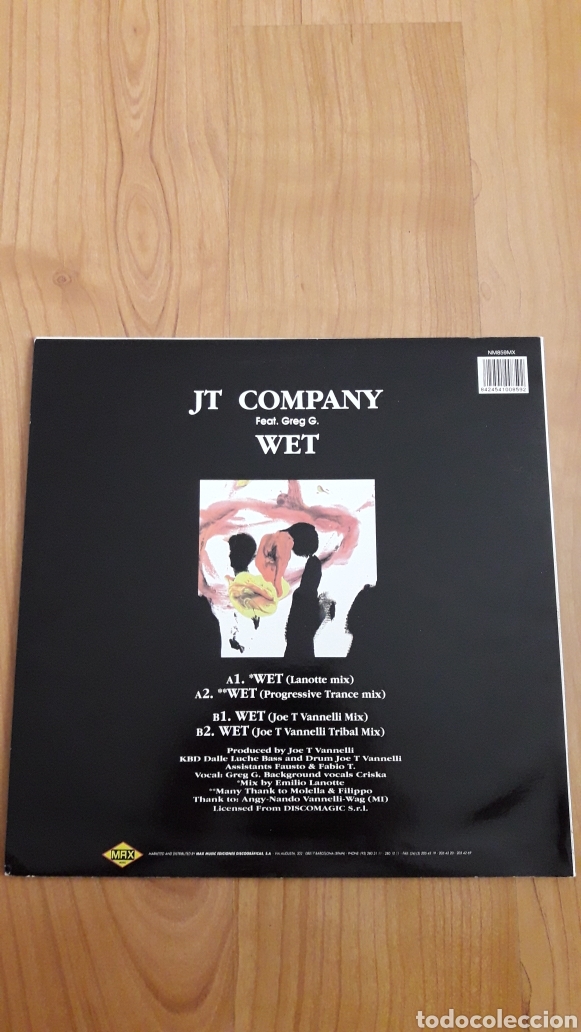 Discos de vinilo: JT COMPANY. WET - Foto 2