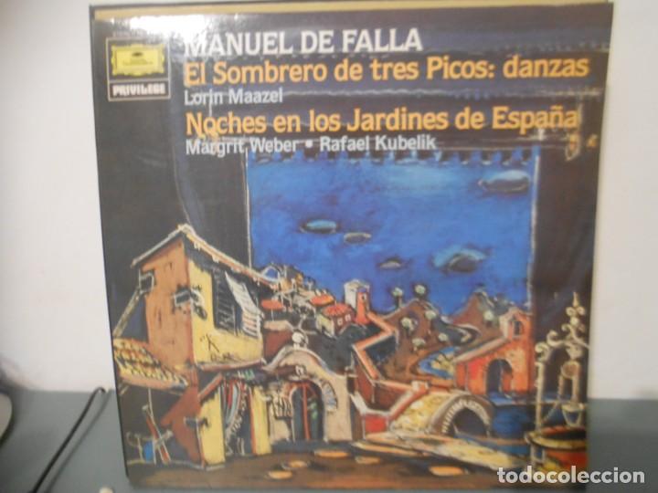 Discos de vinilo: MANUEL DE FALLA - EL SOMBRERO DE TRES PICOS: DANZAS - Foto 1