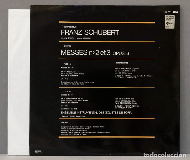 Discos de vinilo: LP. SCHUBERT. MESSES N&ordm; 2 ET 3 - Foto 2