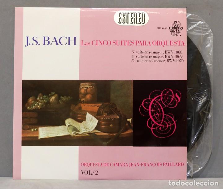 Discos de vinilo: LP. CINCO SUITES PARA ORQUESTA. BACH. PAILLARD. VOL. 2 - Foto 1