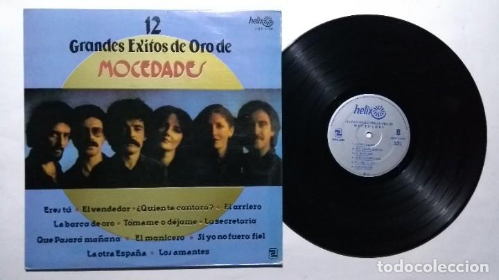 Discos de vinilo: MOCEDADES 12 GRANDES &Eacute;XITOS DE ORO LP M&Eacute;XICO - Foto 1