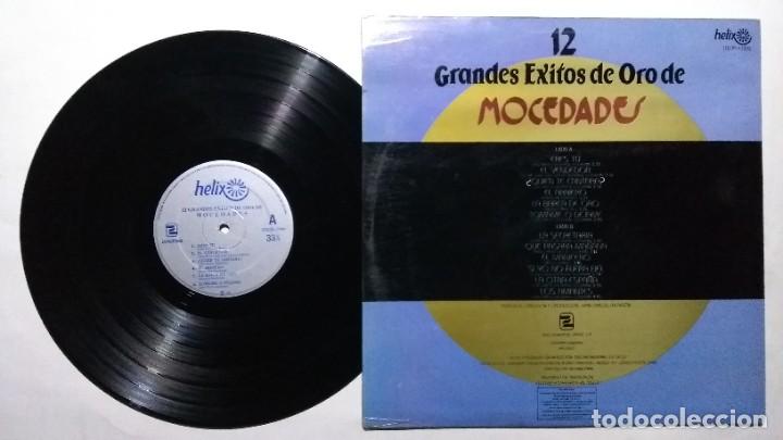 Discos de vinilo: MOCEDADES 12 GRANDES &Eacute;XITOS DE ORO LP M&Eacute;XICO - Foto 2