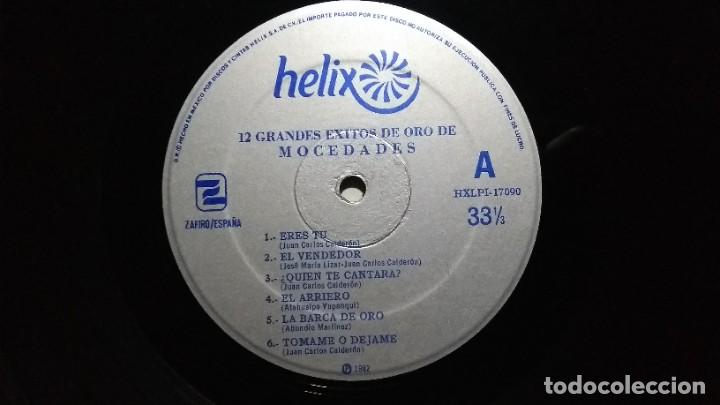 Discos de vinilo: MOCEDADES 12 GRANDES &Eacute;XITOS DE ORO LP M&Eacute;XICO - Foto 4