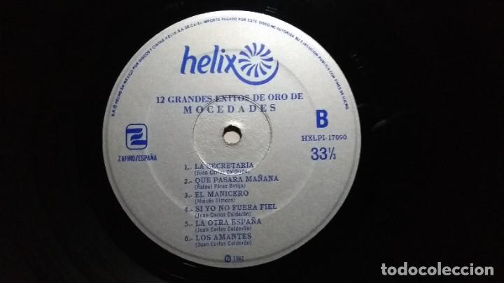 Discos de vinilo: MOCEDADES 12 GRANDES &Eacute;XITOS DE ORO LP M&Eacute;XICO - Foto 5