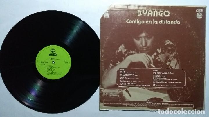 Discos de vinilo: DYANGO CONTIGO EN LA DISTANCIA LP MEXICO 1977 - Foto 2