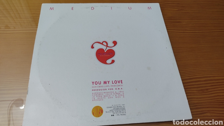 Discos de vinilo: Disco vinilo maxisingle Medium &rdquo;You My Love&rdquo; - Foto 2