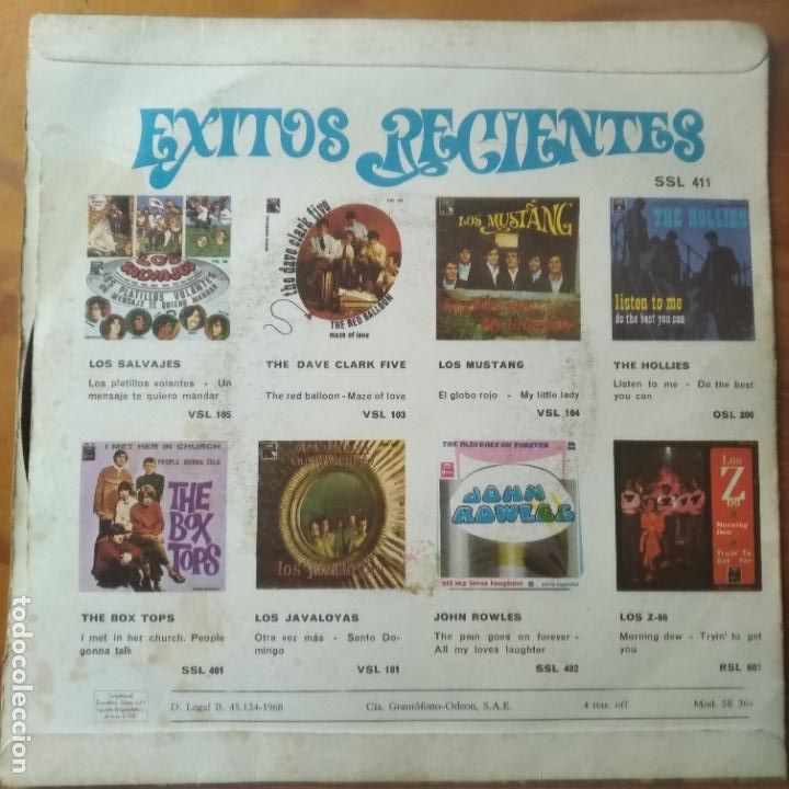 Discos de vinilo: JOHN ROWLES - MLADY/ SAY GOODBYE - Foto 2