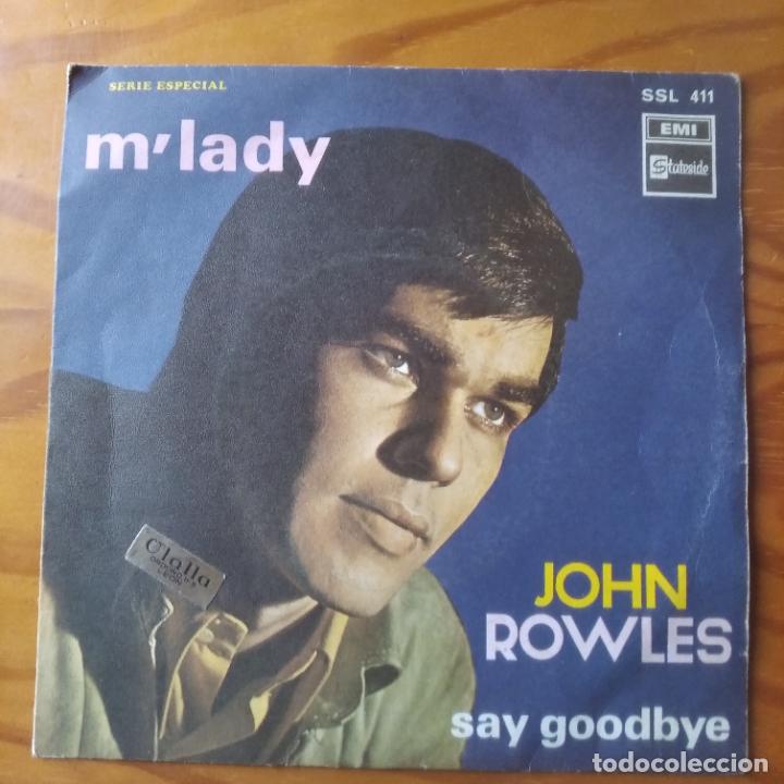 Discos de vinilo: JOHN ROWLES - MLADY/ SAY GOODBYE - Foto 1