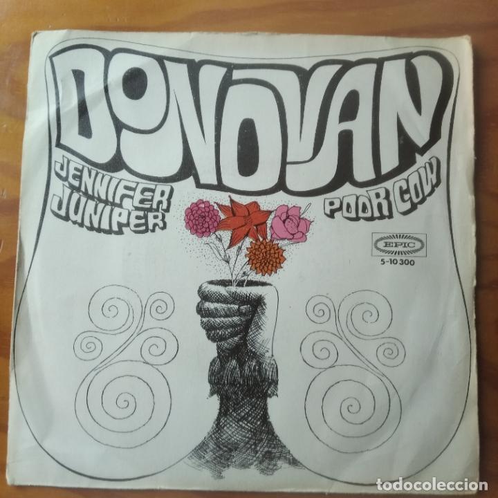 Discos de vinilo: DONOVAN - JENNIFER JUNIPER/ POOR COW - Foto 1