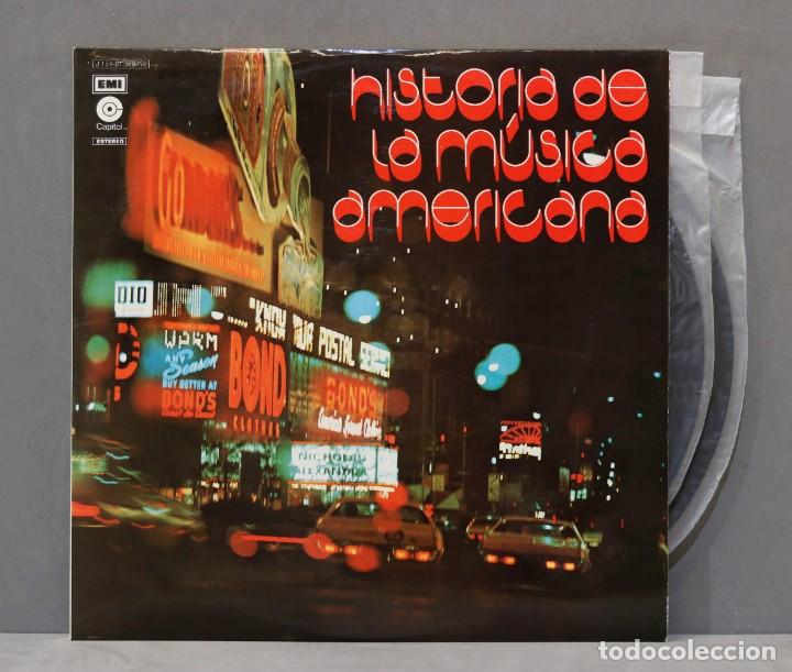 Discos de vinil: 2 LP. HISTORIA DE LA MUSICA AMERICANA
