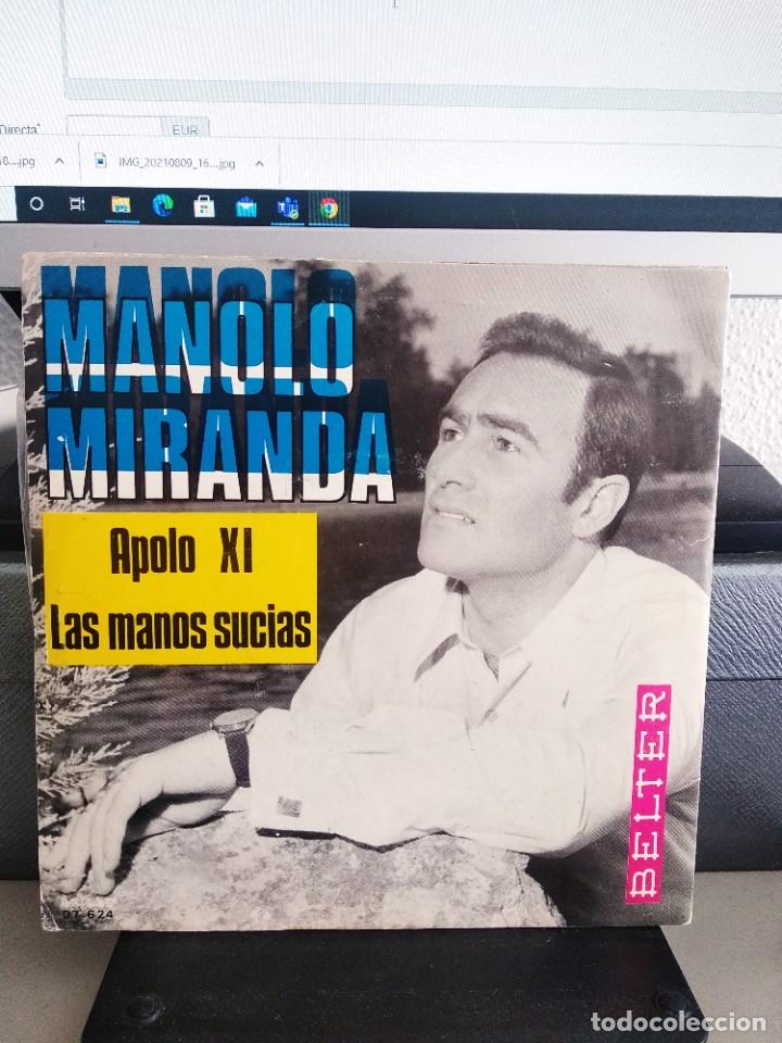 Discos de vinilo: Manolo Miranda &lrm;&ndash; Apolo XI BELTER 1969 - Foto 1