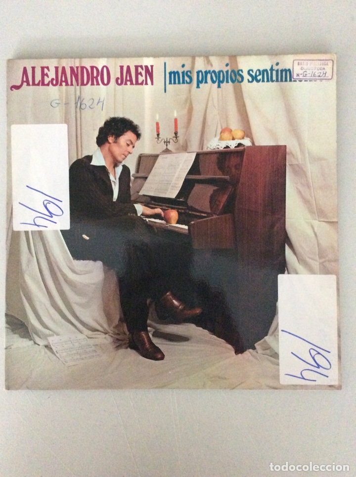 Discos de vinilo: Alejandro Ja&eacute;n. Mis propios sentimientos - Foto 1