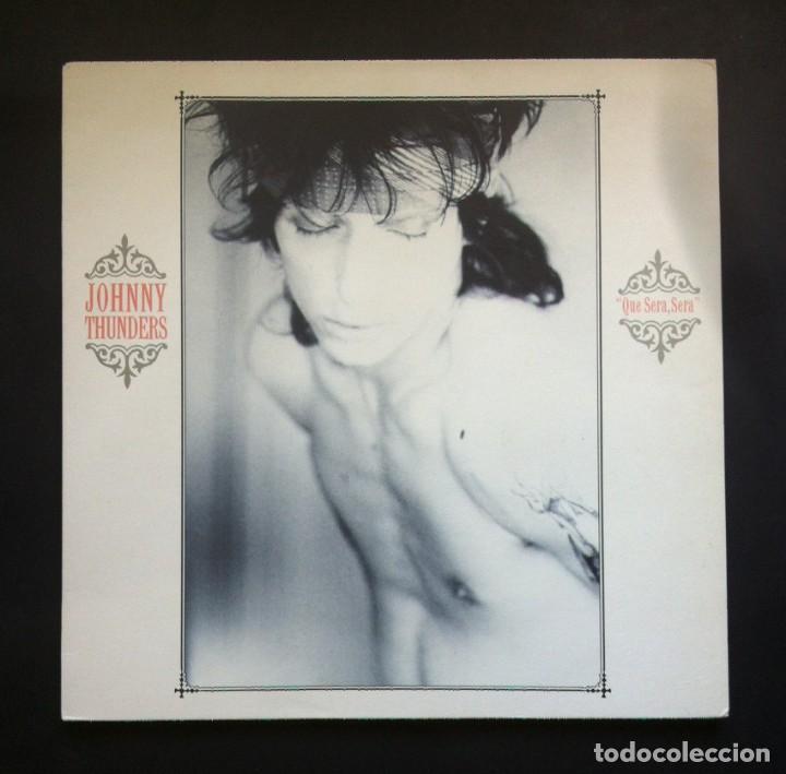 Discos de vinilo: JOHNNY THUNDERS - Que Sera, Sera - LP ESPA&Ntilde;OL REEDICION - TWINS - Foto 1