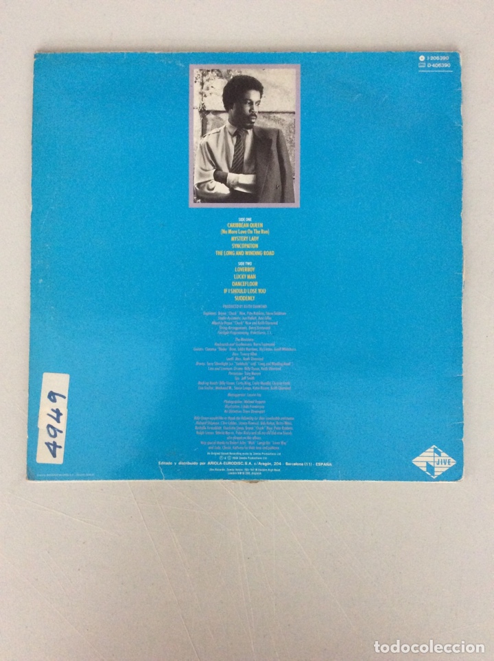 Discos de vinilo: Billy Ocean. Suddenly - Foto 2