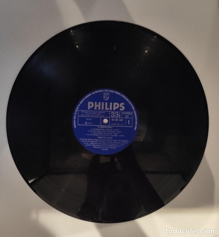 Discos de vinilo: Vinilo de Paco de Lucia, Al moraima. Discogr&aacute;fica: Philips. - Foto 5