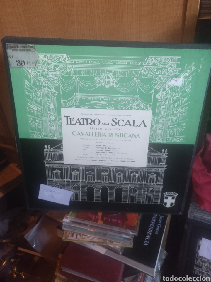 Discos de vinilo: Caballer&iacute;a Rusticana Callas - Foto 1