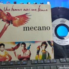 Discos de vinilo: MECANO SINGLE UNE FEMME AVEC UNE FEMME FRANCIA 1990