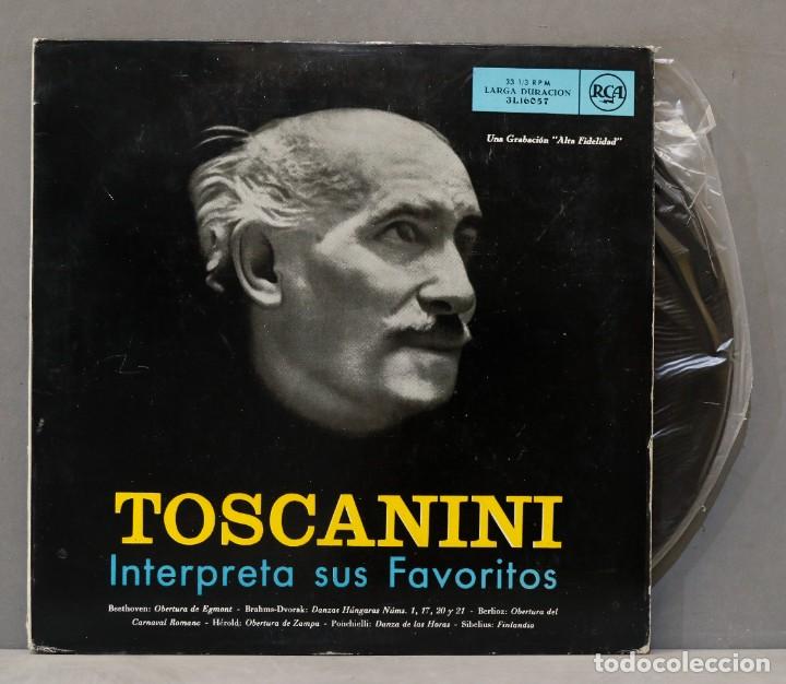 Discos de vinilo: LP. TOSCANINI. INTERPRETA SUS FAVORITOS - Foto 1