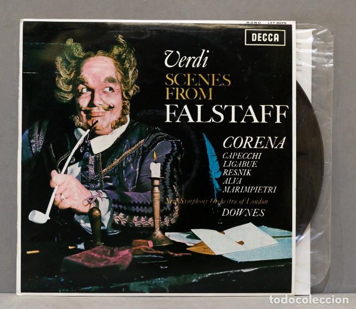 Discos de vinilo: LP. Verdi. Corena. Downes. Scenes From Falstaff - Foto 1