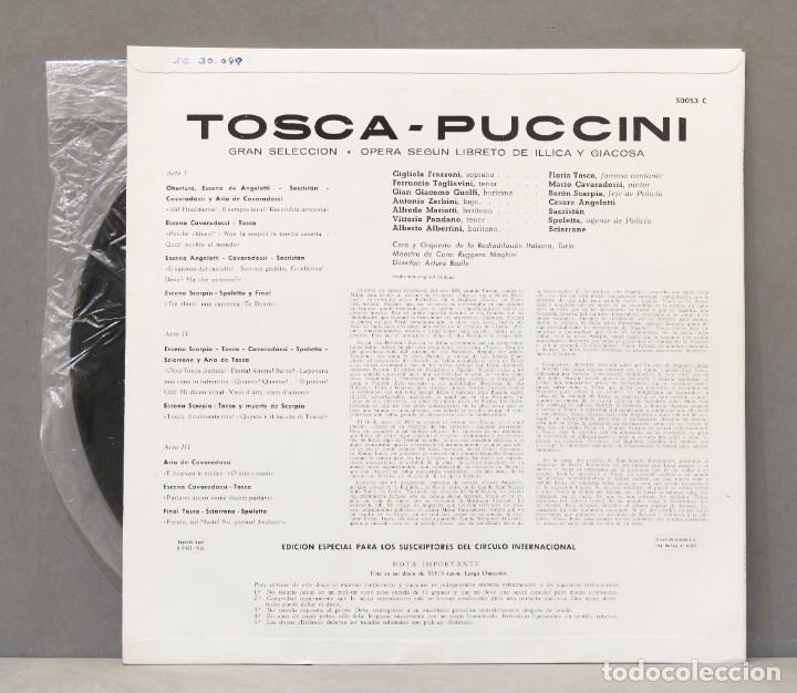 Discos de vinilo: LP. TOSCA. PUCCINI. GRAN SELECCION - Foto 2