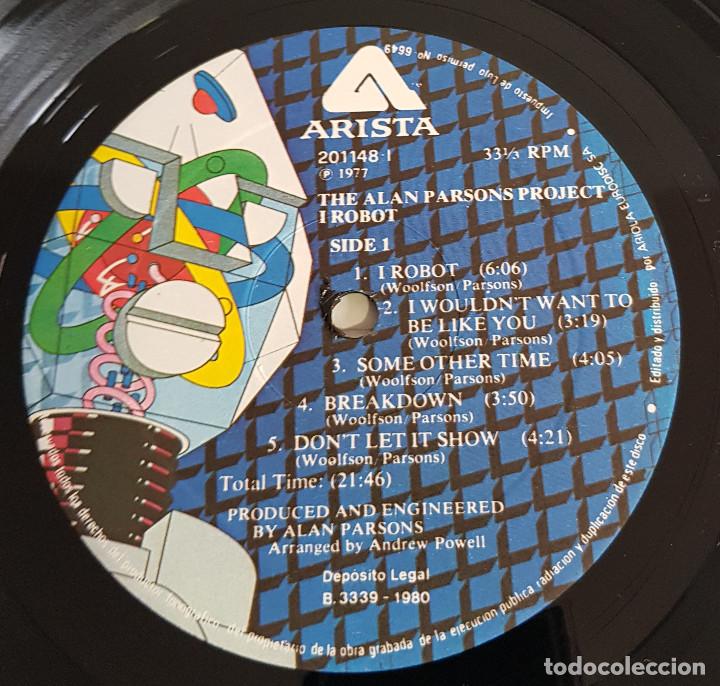 Discos de vinilo: THE ALAN PARSONS PROJECT. I ROBOT - Foto 2