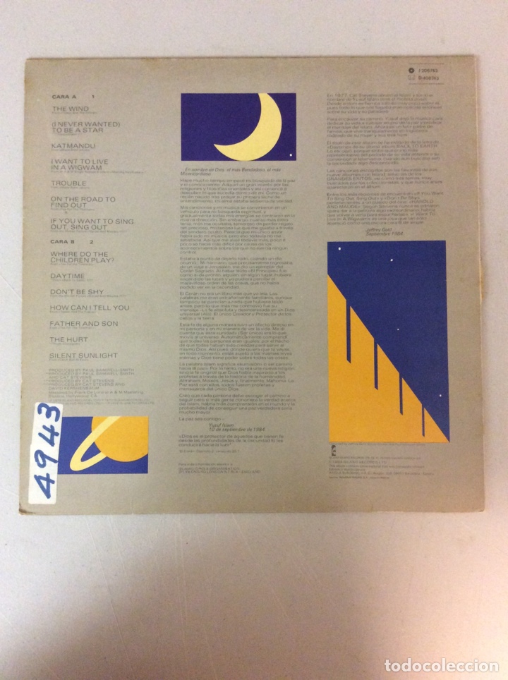 Discos de vinilo: Cat Stevens. Footsteps in the dark - Foto 2