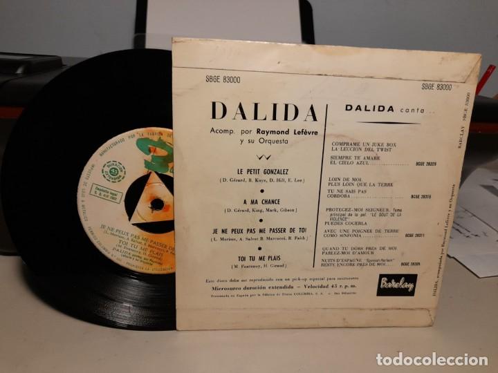 Discos de vinilo: EP DALIDA : LE PETIT GONZALEZ (EDICION ESPA&Ntilde;A ) - Foto 2