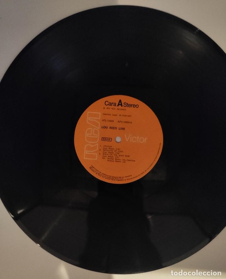 Discos de vinilo: Vinilo de Lou Red Live. Discogr&aacute;fica: RCA. - Foto 2