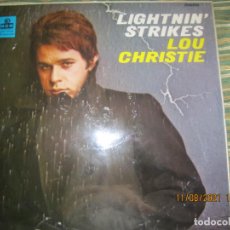 Discos de vinilo: LOU CHRISTIE - LIGHTNIN STRIKES LP - ORIGINAL INGLES - M.G.M. RECORDS 1966 - MONOAURAL. Lote 280813353