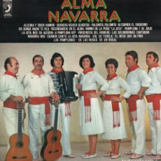 Disques de vinyle: ALMA NAVARRA - ALEGRIA Y BUEN HUMOR, AL CORRER EL ENCIERRO.../ LP DISCOPHON 1978 RF-9985. Lote 280829208