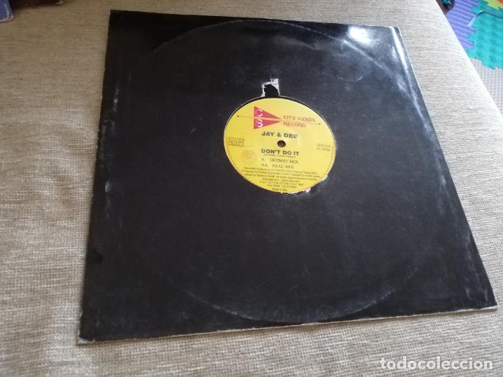 Discos de vinilo: Jay & dee-dont do it. maxi - Foto 1